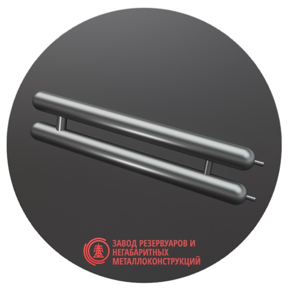 Регистры отопления двухрядные РСЭ-2x108x3.0-11000 мм