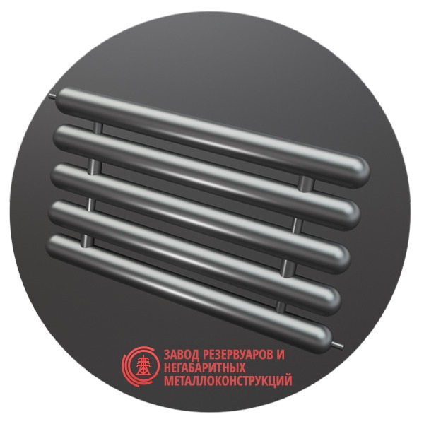 Регистры отопления пятирядные РСЭ-5x114x4.0-3000 мм