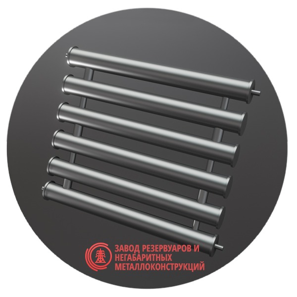 Регистры отопления шестирядные РСП-6x133x4.0-1000 мм